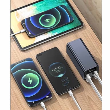 Powerbank 20000mAh 65W QC3.0 hurtiglading for telefon og bærbar PC
