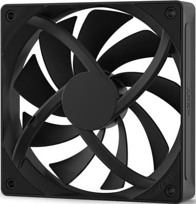 NZXT F120Q V2 Quiet Airflow 120mm PWM-vifte (sort)