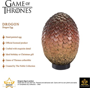 Noble Collection Game of Thrones actionfigur (Drogon egg)
