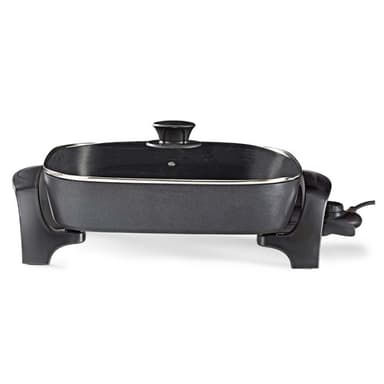 Nedis Elektrisk Stekepanne | 40 cm | Solid konstruksjon i aluminium