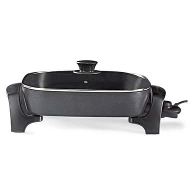 Nedis Elektrisk Stekepanne | 40 cm | Solid konstruksjon i aluminium