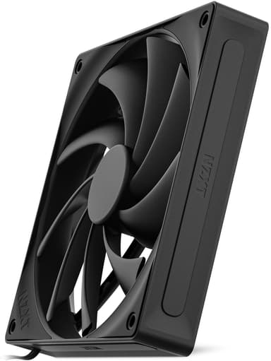 NZXT F140Q V2 Quiet Airflow 140mm PWM-vifte (sort)