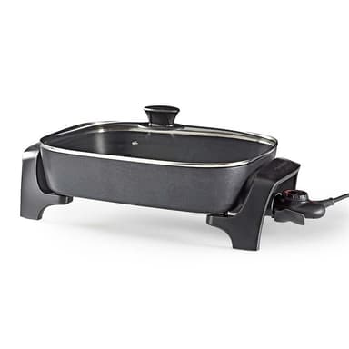 Nedis Elektrisk Stekepanne | 40 cm | Solid konstruksjon i aluminium