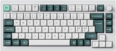 Keychron Q1 HE Shell White trådløst gamingtastatur