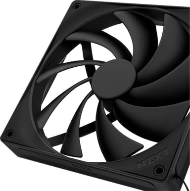 NZXT F140Q V2 Quiet Airflow 140mm PWM-vifte (sort)