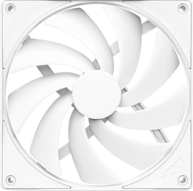 NZXT F140Q V2 Quiet Airflow 140mm PWM-vifte (hvit)