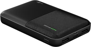 Goobay Powerbank compact 5.000 mAh praktisk og plassbesparende design med 5.000 mAh, perfekt for reiser