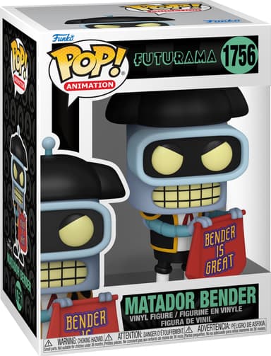 Funko POP Futurama S4 actionfigur (Bender)
