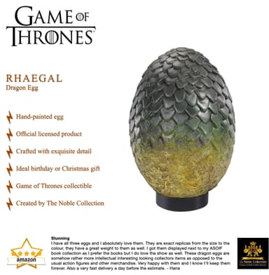 Noble Collection Game of Thrones actionfigur (Rhaegal egg)