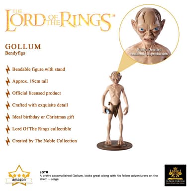Noble Collection Lord of the Rings actionfigur (Gollum)