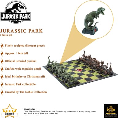 Noble Collection Jurrasic Park sjakksett