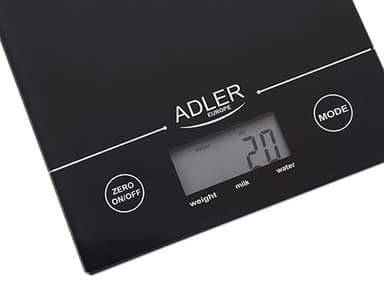 Adler AD 3138 Kjøkkenvekt, svart