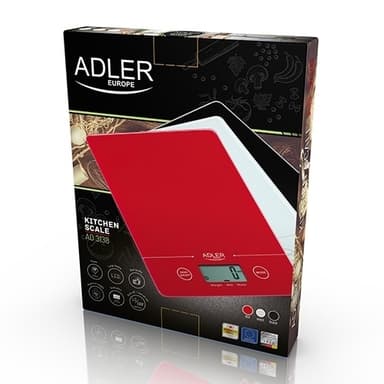 Adler AD 3138 Kjøkkenvekt, svart