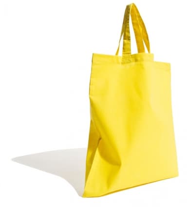 Nightingale Tote Bag 150g Kort håndtak Gul