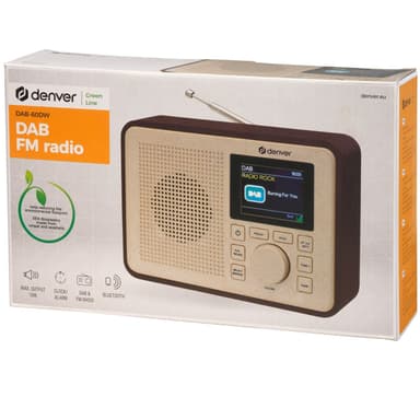 Denver DAB+ og FM-radio delvis laget av bioplast