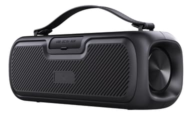 Streetz B200 Boombox 2x 7,5 W, IPX5, AUX, USB flash, LED, svart