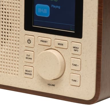 Denver DAB+ og FM-radio delvis laget av bioplast