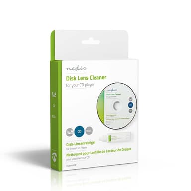 Nedis Disc Lens Cleaner | Rengjørings disc | 20 ml | CD spiller