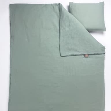 NG Baby Dynetrekk i musselin Frosty Green