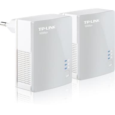 TP-LINK AV 500 Nano Powerline Adapter Starter Kit, hvit (TL-PA4010KIT)