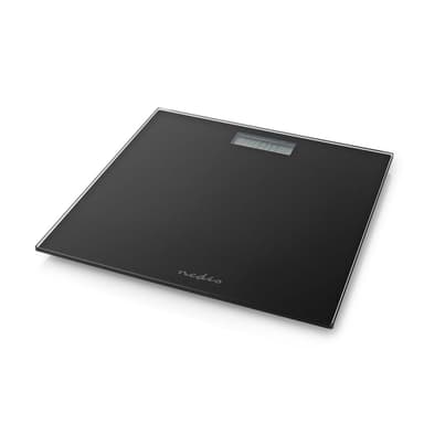 Nedis Personvekt | Digital | Sort | Herdet Glass | Maksimal vekttrykk: 150 kg