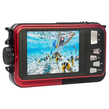 Agfa Digitalt kamera WP8000 CMOS WP 24MP Rød Full HD