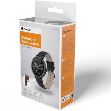 Denver SWC-342B Bluetooth SmartWatch med puls- og oksygenmåler
