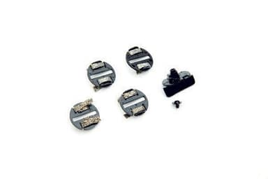 Scalextric styreblad (1.) + skrue (1.) + 4 stk. flette Normal