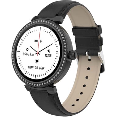 Denver SWC-342B Bluetooth SmartWatch med puls- og oksygenmåler