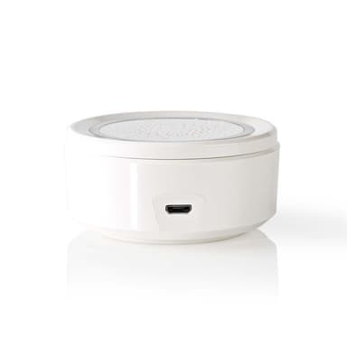 Nedis SmartLife Sirene | Wi-Fi | Nettstrøm drevet | 8 Lyder | 85 dB | Android™ / IOS | Hvit