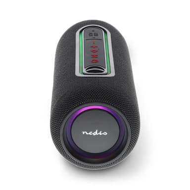 Nedis Bluetooth® Speaker | Maksimal batteritid: 4 timer | Håndholdt design | 30 W | Stereo | Innebygd mikrofon | X5 | Linkable | Sort