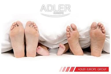 Adler klokkeradio med projektor - svart