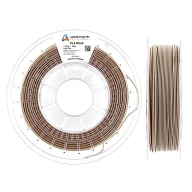 ADDNORTH Filament PLA Wood 1.75mm 500g Lys Eik
