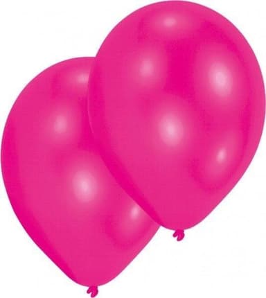 Stor pakke med lateksballonger, 100-pakning, rosa