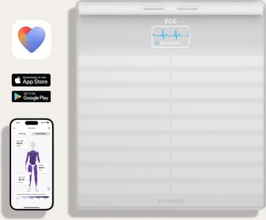 Withings Body Scan smartvekt, hvit