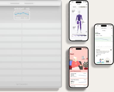 Withings Body Scan smartvekt, hvit
