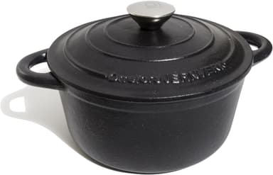 Orrefors Jernverk gjutjärnsgryta, 5 liter, svart