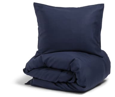 Nottingham sengesett King size, Satin, Navy