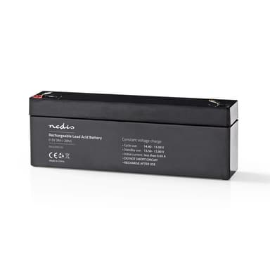 Nedis Oppladbart blybatteri | Lead-Acid | Oppladningsbar | 12 V | 2000 mAh