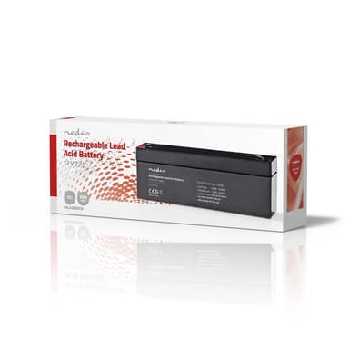 Nedis Oppladbart blybatteri | Lead-Acid | Oppladningsbar | 12 V | 2000 mAh