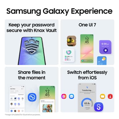 Samsung Galaxy A56 5G smarttelefon 8/128GB (lysegrå)