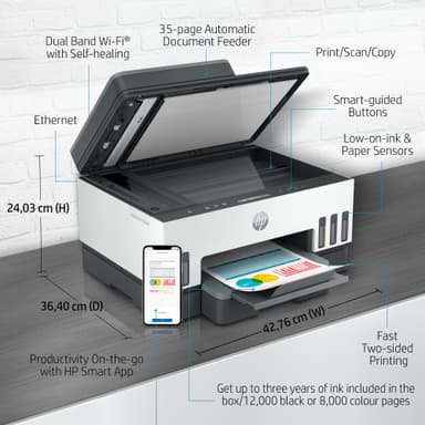 HP Smart Tank 7308 All-in-One inkjet skriver