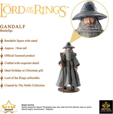 Noble Collection Lord of the Rings actionfigur (Gandalf)