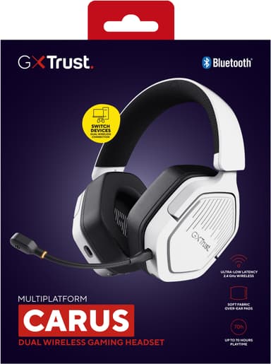 Trust GXT493W Carus trådløst gaming-headset
