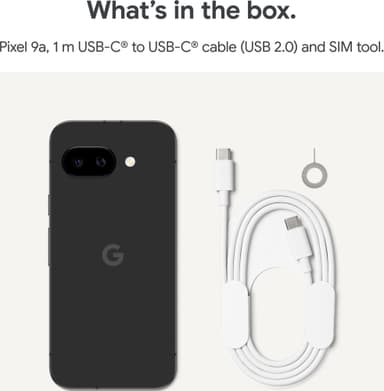 Google Pixel 9a 5G smarttelefon 8/128GB (Obsidian)