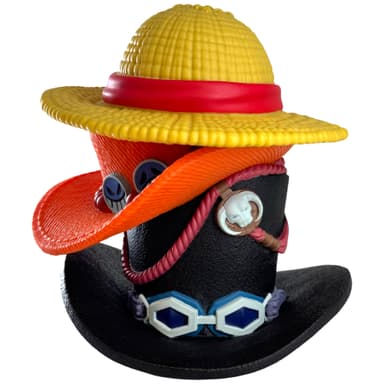 Plastoy One Piece sparegris (Stack of Hats)