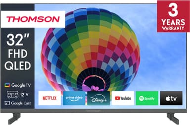 Thomson Google 32" 32QG4S14C FullHD smart-TV (2025/sideføtter)