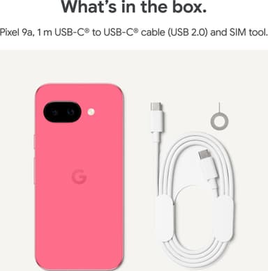 Google Pixel 9a 5G smarttelefon 8/128GB (Peony)