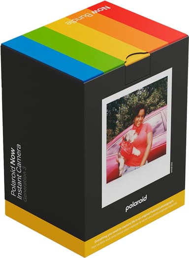 Polaroid Now Gen. 3 instant camera (startpakke, sort)