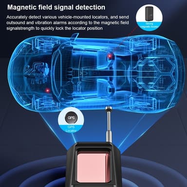 RF-signaldetektor GPS WiFi Tracker kamera feildetektor Anti-spion infrarød skanner